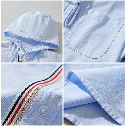 Adrien Linen Hoodie