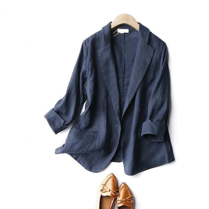 Clara Linen Blazer