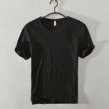 Men’s 100% Cotton Classic Crew Neck T-Shirt – Soft, Breathable Summer Tee