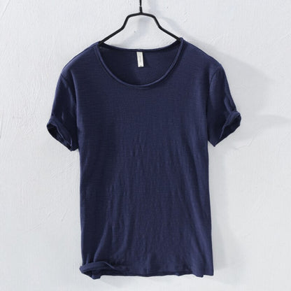 Men’s 100% Cotton Classic Crew Neck T-Shirt – Soft, Breathable Summer Tee